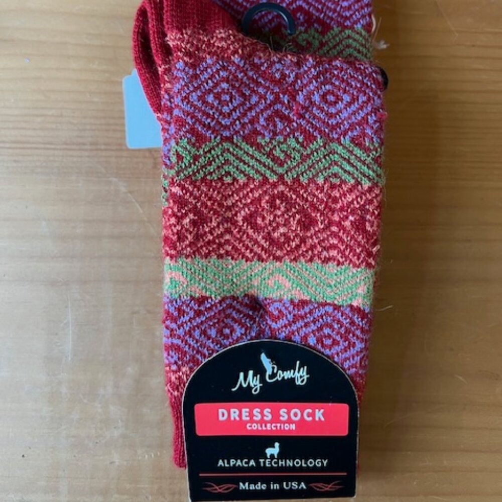 Alpaca Dress Socks. Choose color